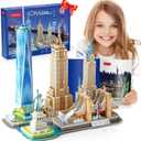 3D Puzzles for Kids Ages 8-10 Arts Crafts for Kids Ages 8-12 New York Cityline 3D Architecture Crafts for Girls Ages 8-12, Toys Gifts for 8 Year Old Girls Gifts for 10 Year Old Girl Building Model