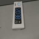 Digital Wall Clock, Digital Clock Large Display with Remote Control, Corded LED Alarm Clocks with Date, Week, Temp, Humidity, Auto DST, Countdown, for Living Room Bedroom Classroom Office (Blue)