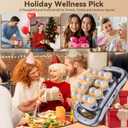 16-Head Massage Gun,2026 Upgrade Deep Tissue Percussion Massager with 9 Modes 9 Intensities, Muscle Tension Release Electric Massage Tools for Back,Shoulders,Legs,Gifts for Mother's Day