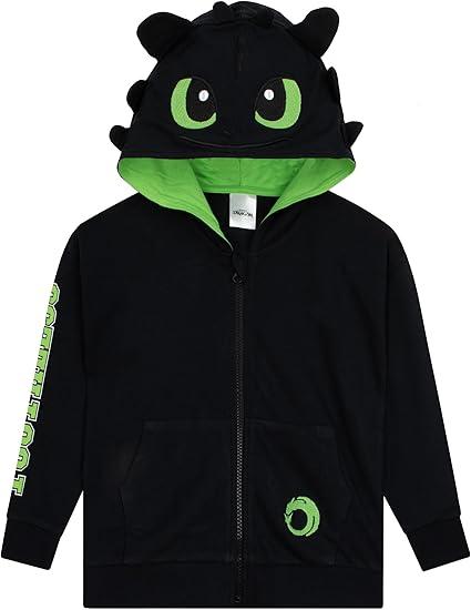How To Train Your Dragon Boys Hoodie, Kids Hoodies, Dragon Boys' Fashion Hoodies & Sweatshirts Black 8
