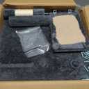 Globlazer Corner Cat Tree Tower for Indoor Cats, 51in Multi-Level Cat Condo Tower with Large Hammock, 7 Sisal Scratching Posts, Oversized Top Perch, Spacious Cat Cave, Hanging Basket, C51, Dark Grey