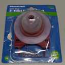 PlumbCraft Water Saving Universal Fit Toilet Flapper Replacement for 3-Inch Flush Valve Opening, Fits most toilets (Red)