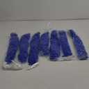 Springy Afro Twist Hair 8 Packs Marley Twist Braiding Hair Pre Separated Spring Twist Hair for Faux Locs Crochet Hair Kinky Twist for Braiding Synthetic Hair Extensions (blue#, 18inch(Pack of 8)