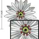 YEAHOME Metal Farmhouse Boho Wall Art, 2 Set 11" Galvanized Wall Decor for Bedroom & Outdoor