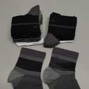 Plantar Fasciitis Sock (6 Pairs) for Men and Women, Compression Foot Sleeves with Arch and Ankle Support (Black, Gray, White, Medium)