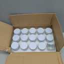 TOPZEA 30 Pack Small Glass Jars with Lids, 2 Oz Round Clear Straight Sided Canning Jars Spice Jars Mason Jars Food Container for Cream, Lotions, Ointments, Herbs, Spices and Wedding Favor