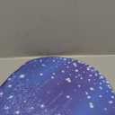 Dispowreath 120 Pieces Blue Paper Placemats 13 Inch Glitter Diamonds Round Disposable Table Mats Decorative Paper Mats for Dining Wedding Birthday Blue Glitter Banquet Party