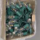 100 Feet C9 Christmas Lights Outdoor with 100+4Pcs LED Bulbs 2700K