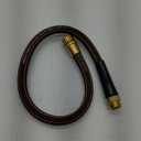 Giraffe Tools Garden Leader Hose 5/8 inch x 2.5ft, Short Water Hose Heavy Duty, Flexible, Lightweight Hybrid Hose with Bend Protection, Male to Female Fittings