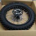 16" Rear Wheel tire Assembly Includes Brake Rotor and 428 Sprocket For Dirt Pit Bike 90/100-16 125cc 140cc 150cc Apollo RXF 150 SSR XR CRF TaoTao (16 Inch)
