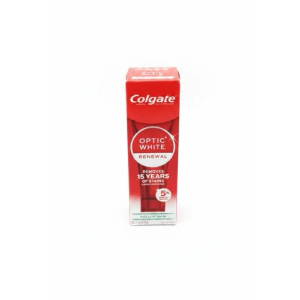 Colgate Optic White Renewal Teeth Whitening Toothpaste, Stain Prevention, 3 Oz Tube, 2 Pack (4.1 Ounce)