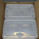 IRIS USA 6-Pack Storage Bins with Lids, 6 Quart - Crystal Clear, Shoe Boxes Stackable Containers Organize Shoes Closet Shelves, Teacher Tools Classroom Organization, Game - BPA-Free Plastic