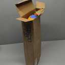 Ring Toss Game for Kids, Indoor & Outdoor Game for Family and Adults with 5 Poles, 2 Bases and 16 Rings in 4 Colors, Soft Foam Toy for Kids Backyard Ring Toss Fun (BLUE & ORANGE)