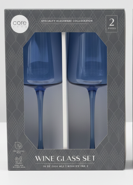 Wine Glasses Set of 2-Birthday/Father's Day Gifts,14oz Unbreakable Unique Wine Glass Ideal Gift