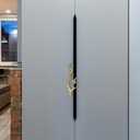 Brass Cabinet Handles Flower Branch Shaped Dresser Knob Twig Branch Cabinet Drawer Knobs Decorative Pulls for Cabinet Dresser Closet Cupboard Wardrobe (Copper)