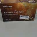 JMEXSUSS 400 LED White Christmas Icicle Lights, 38.8ft Connectable Icicle Lights for Outside Outdoor Indoor Plug in, String Light for House Patio Party Room Holiday Christmas Decorations