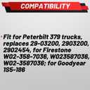 1 PCS Cab Air Ride Spring Bag Compatible with Peterbilt 379
