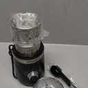 SHARDOR Electric Super Silent Blade Coffee Grinder, Timed Grind Control Rotary Knob, Adjustable Coarse to Fine for Coffee Beans, Spices & Herbs, with 2 Removable Stainless Steel Bowl, Black