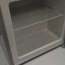 HOMCOM Mini Freezer Countertop, 1.1 Cu.Ft Compact Upright Freezer with Removable Shelves, Reversible Door for Home, Dorm, Apartment and Office, Gray