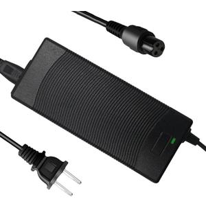 THEPRO 54.6V 2A Battery Charger for 48V Lithium Battery, 3pin XLR Plug, D12mm 3-Prong Inline Connector