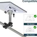 Starlink Mini Pole Clamp Mount Kit, Starlink Mini Rv Ladder & Roof Rack & Pole Clamp Mount Compatible with Pipe Range 0.9-1.3", Compatible Starlink Mini New and Old Version Pipe Adapter