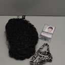 BECUS Shoulder Length Curly Headband Wig for Black Women - Glueless Synthetic Wavy Half Wig - Beginner Friendly Wear and Go Wigs for Gym, Work, and Date Night - Heat Resistant (Natural Black-12 Inch)