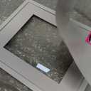 Malden International Designs 8x10 11x14 Black Wedge Matted Picture Frame, White