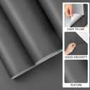 (15.7 inchx236.2 inch) Grey Wallpaper Self Adhesive Peel and Stick Wall Pattern for Living Room TV Wall Store Backdrops Thick Wallpaper PVC DIY Decorative Roll