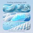 Cooling Blanket King Size (90"X108"), Cold Blanket for Hot Sleepers, Ultra-Cool Lightweight & Breathable, Soft Thin for Night Sweats, Bed & Couch