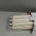 Homemory Real Wax LED Flameless Taper Candles with Remote Timer, 9.6 Inches Ivory Fake Candlesticks, Dripless Battery Operated Window Candle with 3D Flickering Flame for Fireplace Xmas Halloween