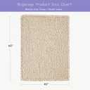 Bigacogo Chunky Knit Throw Blanket for Couch, 40x60 inches, 100% Hand Knitted with Thick Jumbo Chenille Yarn, Cozy Soft Large Rope Knot Cable Crochet Blankets for Sofa Bed Living Room, Beige