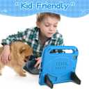 BMOUO Kids Case for iPad 6th/5th Generation (iPad 9.7-inch, 2017/2018), iPad 9.7/Air 2 Cas e with Screen Protector, Shockproof Handle Stand iPad 6th 5th Generation Case for Kids, Blue