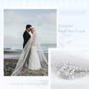 JAKAWIN Bridal Hair Accessories Wedding Hair Comb Silver Pearl Hair Piece for Women HC034 (1 Silver)