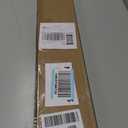 No Drill Cordless Vinyl Mini Blinds,White,21.5" W x 64" H