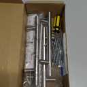 Ravinte 5 Pack 4 inch Brushed Nickel Cabinet Pulls Kitchen Cabinet Handles 6-3/8" Overall Length Satin Nickel Kitchen Cabinet Pulls