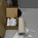 XSDeTu Battery Operated Wall Sconce with Remote, Rechargeable Battery Powered Wall Light, 3 Colors Dimmable Wall Mounted Lights, Adjustable Lamp for Bedroom Bedside, Wooden Arm, Fabric Shade, 2 Pcs