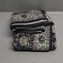 Washable 3x7 Entryway Runner Rug: Farmhouse Wide Kitchen Rug Soft Water Resistant Floor Mat for Bathroom Bedroom Nursery Non-Slip Indoor Carpet for Living Room Dining Room Hallway(3x7,Black)