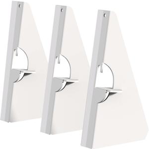 60 Pack 5 Inch Self Stick Cardboard Easel Backs, Premium Cardboard Easel Stand for Picture Frame and Art Easel Stand, Use for Photos, Signs, Crafts, (Pack of 60, White)