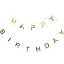 Happy Birthday Banner 2 Strands 67in( 170.18cm) Long