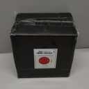 Hioasis 60pcs Red Plastic Plates - Red and Gold Disposable Dinnerware with Gold Rim, Heavy-duty, 7.5 inch, Dessert Plates for Party & Christmas