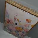 Nature Pink Floral Framed Canvas Wall Art Set,Boho Colorful Wildflowers Botanical Wall Decor, Modern Aesthetic Bohemian Flowers Art Print for Living Room,Bedroom-24 x36 x3