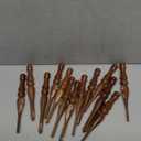 Crochet Hooks Set of 133.5mm to 12mm  Hand Carved Wooden Hook with Leaf Design  Ergonomic Soft Grip for Arthritic Hands  Crochet Accessories (Set of 13)