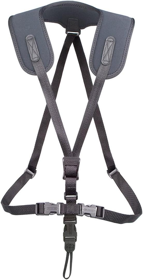 Neotech Super Harness, Black, Regular, Loop Attachment Saxophone Strap (2601262)