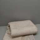 GarveeHome Scalloped Large Living Room Area Rug 8x10 - Machine Washable Modern Rugs Bordered Neutral Rug Non-Shedding Low Pile Farmhouse Carpet for Bedroom Nursery Classroom Dorm 8 ft x10 ft Beige