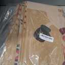 woric 16 Extra Large Christmas Gift Paper Bags with Handles, 48 Christmas Gift Tags, 20x15x7 Inch Large Xmas Gift Bags for Wrapping Presents Party Supplies Stocking Stuffers (Green Retro)