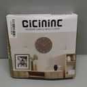 Foxtop Black Wall Clock Silent Non-Ticking 12 Inch Quartz Battery Operated Round Analog Wall Clock for Classroom School Office Living Room Bedroom Home