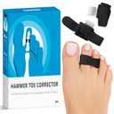 BENAYO 2Pcs Adjustable Toe Splint with Removable Aluminum Support,Hammer Toe Straightener & Broken Toe Wraps, for Crooked Toes,Overlapping Toes-Men & Women.