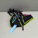 popvil Womens Triangle Bikini Sets: Black Halter String Two Piece Swimsuit Sexy Bathing Suit for 2025 Beach Vacation Medium