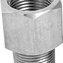 Pipe Fittings M12 M14 M16 Female X M8 M10 M12 M14 M16 M18 M20 1/8" 1/4" 3/8" 1/2" Male Thread Stainless Steel High Pressure Pipe Fitting(M16x1.5 to M12x1.25)