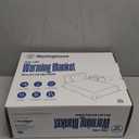 Westinghouse Electric Blanket King Size, Super Cozy Soft Flannel 100"" x 90"" Heated Blanket with 10 Fast Heating Levels & 1-12 Auto-Off, Machine Washable, ETL&FCC Certification, Charcoal